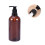 2Pcs 500Ml Refillable Brown Screw Pump Bottles For Essential Oil 4