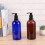 2Pcs 500Ml Refillable Brown Screw Pump Bottles For Essential Oil 9