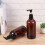 2Pcs 500Ml Refillable Brown Screw Pump Bottles For Essential Oil 5