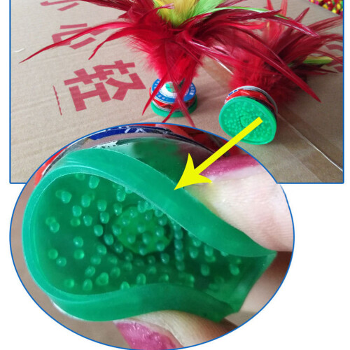 5Pcs Colorful Shuttlecocks For Kicking Exercise And Games 1