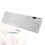 2. Wireless Ultra Thin Office Keyboard With Mouse White 2