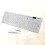 2. Wireless Ultra Thin Office Keyboard With Mouse White 3