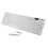2. Wireless Ultra Thin Office Keyboard With Mouse White 1