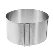 Silver Layered Cake Mold Stainless Steel for Cake Baking