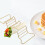 Stainless Steel Taco Holder With Multi-Shell Rack For Hard 3