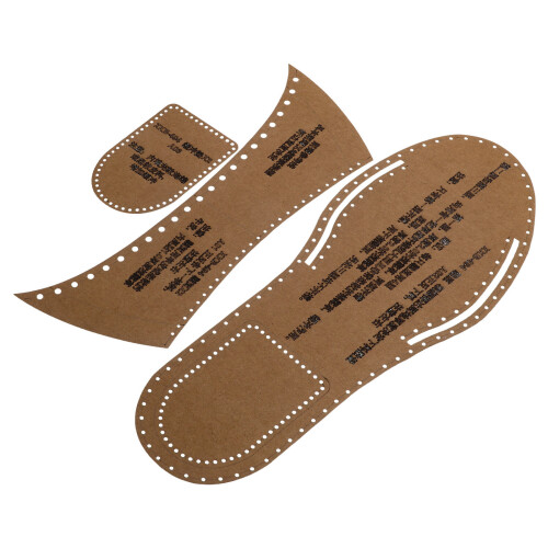 One Set Slippers Pattern Template For Diy Sandals And Crafting