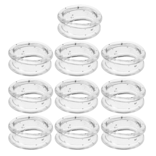 10Pcs Silicone Finger Protector Rings For Grooming Shears Scissors