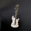 Guitar Shaped Enamel Pin Lapel Clothes Accessories For Men White 7