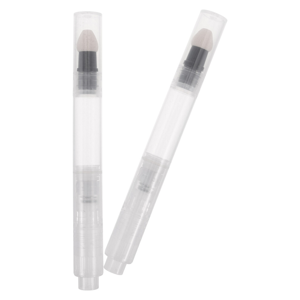 Villcase Cream Refillable Lip Gloss Applicator Pen With Sponge Tip Portable Press Type