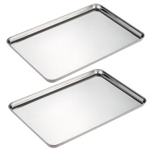 2 Pcs Stainless Steel Towel Tray Storage Plate For Bathroom