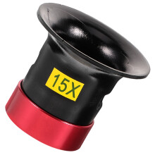 Portable Assorted Color Loupe Magnifier Glass Metal for Home Use