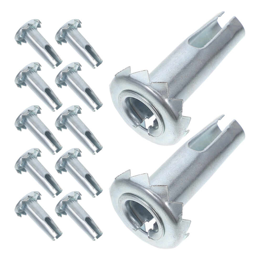 12Pcs Iron Caster Stem Sleeve Wheel Socket For Furniture Chair Legs 3321641616236