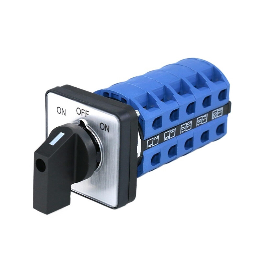Szw26/Lw26-25 5-Phase 25A Cam Switch Panel Mount 48X48 Mm 660V Rotary Changeover On Off On 3 Positions D505.5 9016109173218