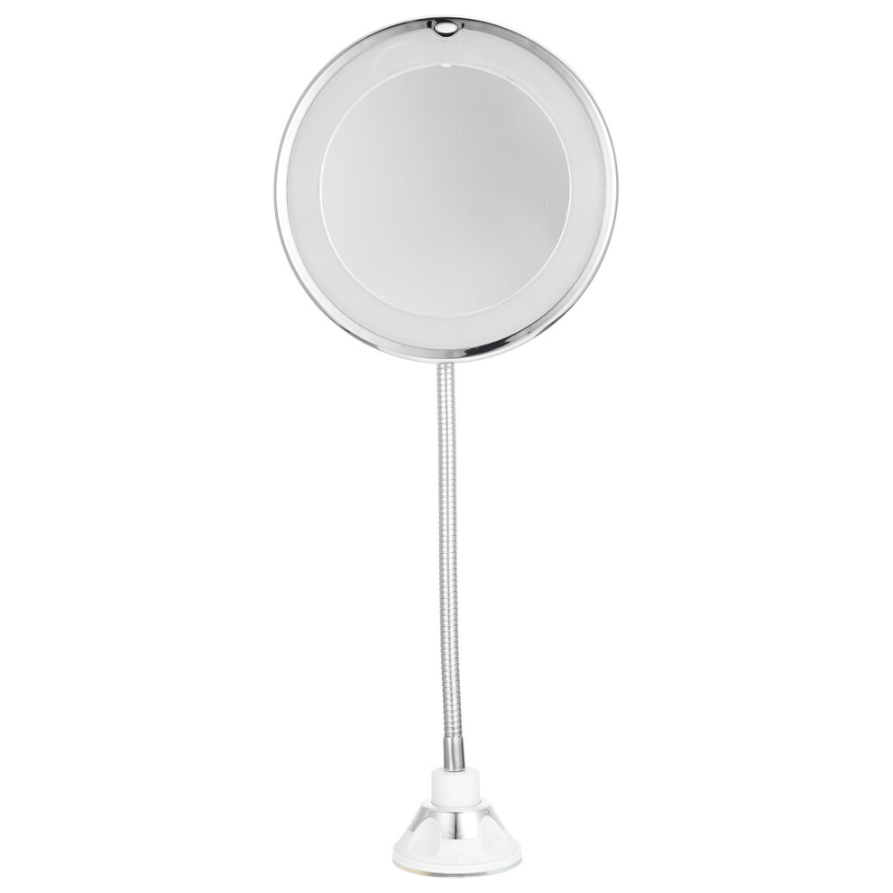 Ohphcall Light 10X Magnifying Makeup Mirror With Suction Cup And Led