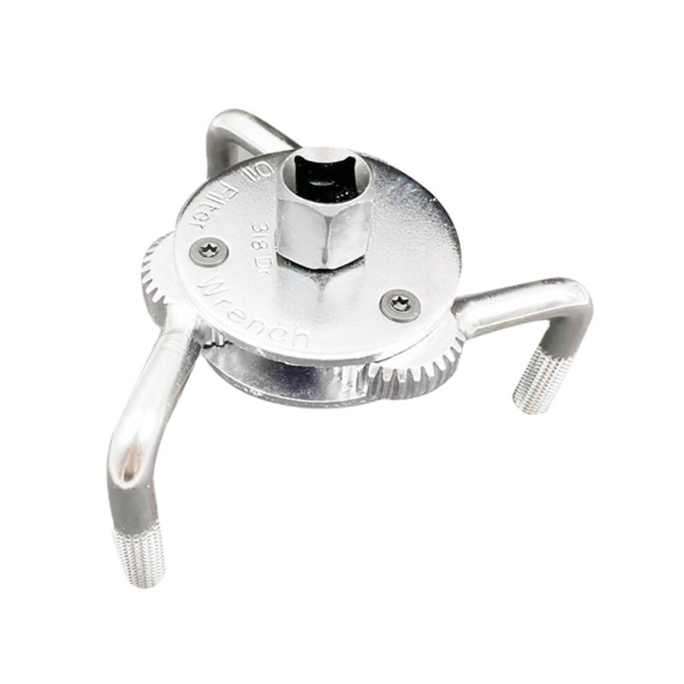 Three-Jaw Oil Filter Wrench 1-Set Two-Way, Three-Claw Filter Removal Tool For Car Auto Repair 9393856075034