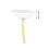 Plastic Wall-Mounted Corner Sink For Small Bathrooms 3