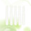 5Pcs Toilet Paper -All Style Plastic Spring Loaded White 10