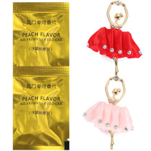2Pcs Ballet Girl Car Air Freshener Perfume Clip Aromatic Diffuser