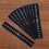 10 Pcs Traditional Stick-On Digital Temperature Strip Celsius 11