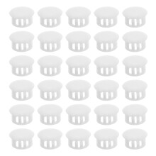50Pcs Plastic Snap In Hole Plugs For Cabinets Panels And Tubes