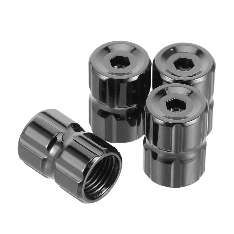 4Pcs Stainless Steel Tire Valve Stem Caps For Cars, Motorcycles, Bikes 3321641672317