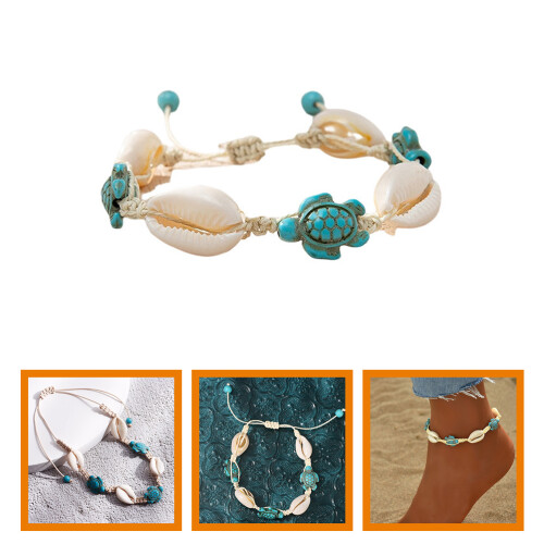 Shell Anklet Bohemian Vacation Feet Bracelet 2