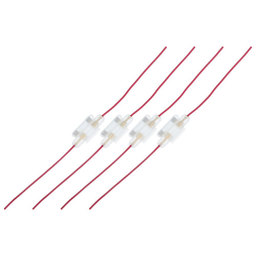 4Pcs Inline Fuse Holder For Motorcycles Scooters Go Karts