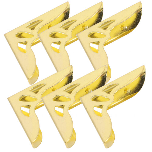 10Pcs Metal Book Corner Protector Edge Cover Decorative