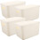 4 Pcs Clear Bins With Lids Storage Box Clothes Holder Office 5