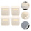 4 Pcs Clear Bins With Lids Storage Box Clothes Holder Office 4