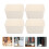4 Pcs Clear Bins With Lids Storage Box Clothes Holder Office 3