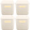 4 Pcs Clear Bins With Lids Storage Box Clothes Holder Office 7