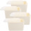4 Pcs Clear Bins With Lids Storage Box Clothes Holder Office 10