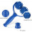 Muscle Roller Stick Handheld Foam Roller Massager for Back Neck Arm Legs (Blue) 3
