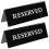 2Pcs Reusable V Shaped Restaurant Table Reserved Sign 3