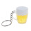 1Pc Simulation Beer Cup Key Chain Acrylic Mini Pendant Decoration 7