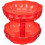 Red Pumpkin Cookie Jar with Cover for Snacks 1