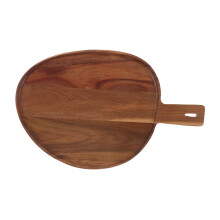 Commercial Grade Acacia Wood Serving Tray Heavy Duty Kitchen Display Tray For Pizza Sushi Steak Charcuterie