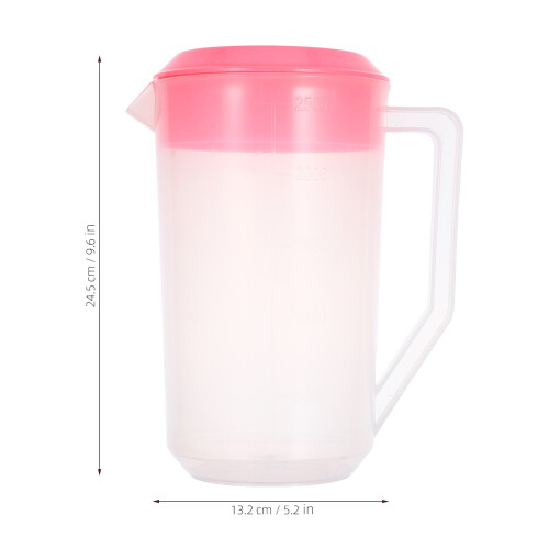 messkännchen mit , 2500 ml pink, hitzebeständig, kunststoff 1