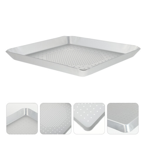 aluminiumlegierungs-pizzablech, backwerkzeug, 1 (silber) 2
