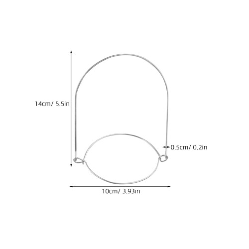 6 marmeladenglas-halter aus edelstahldraht, 1
