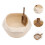 1Pc Khaki Plastic Cat Litter Box with Half-Closed Flap Anti-Splashing 9