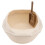 1Pc Khaki Plastic Cat Litter Box with Half-Closed Flap Anti-Splashing 6
