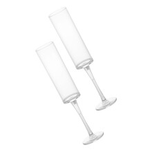 2 . champán acrílico transparente para fiestas y bodas