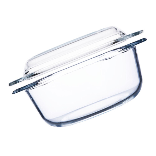 olla vidrio 1 l resistente microondas con