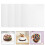 4 à gâteau épaissies, bases carrées en papier 7