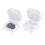 24Pcs White Transparent Plastic Storage Boxes with Lids for Family Use 1