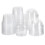 50 Pcs Plastic Dessert Cups With Lids For Pudding Soup Ice Cream 9