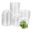 50 Pcs Plastic Dessert Cups With Lids For Pudding Soup Ice Cream 1