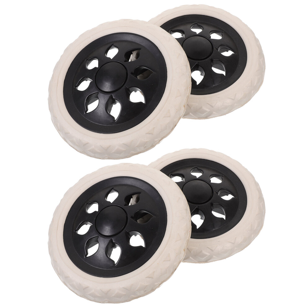 4Pcs Luggage Cart Caster Wheels Replacement For Shopping Trolley 3321439659940